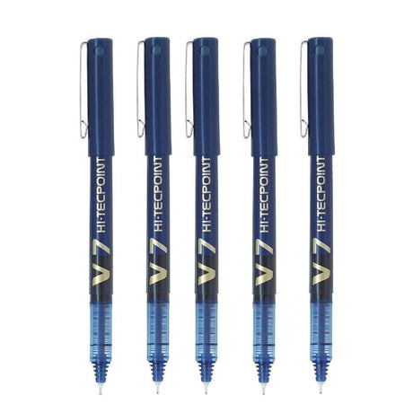 Pilot V7 Hi-Techpoint Gel Pens Pack Of 5 - SCOOBOO - 9000030090 - Gel Pens