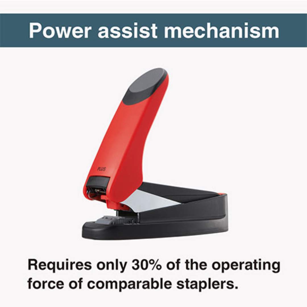 Plus Japan Big Size Stapler - SCOOBOO - ST-261V-RED - stapler