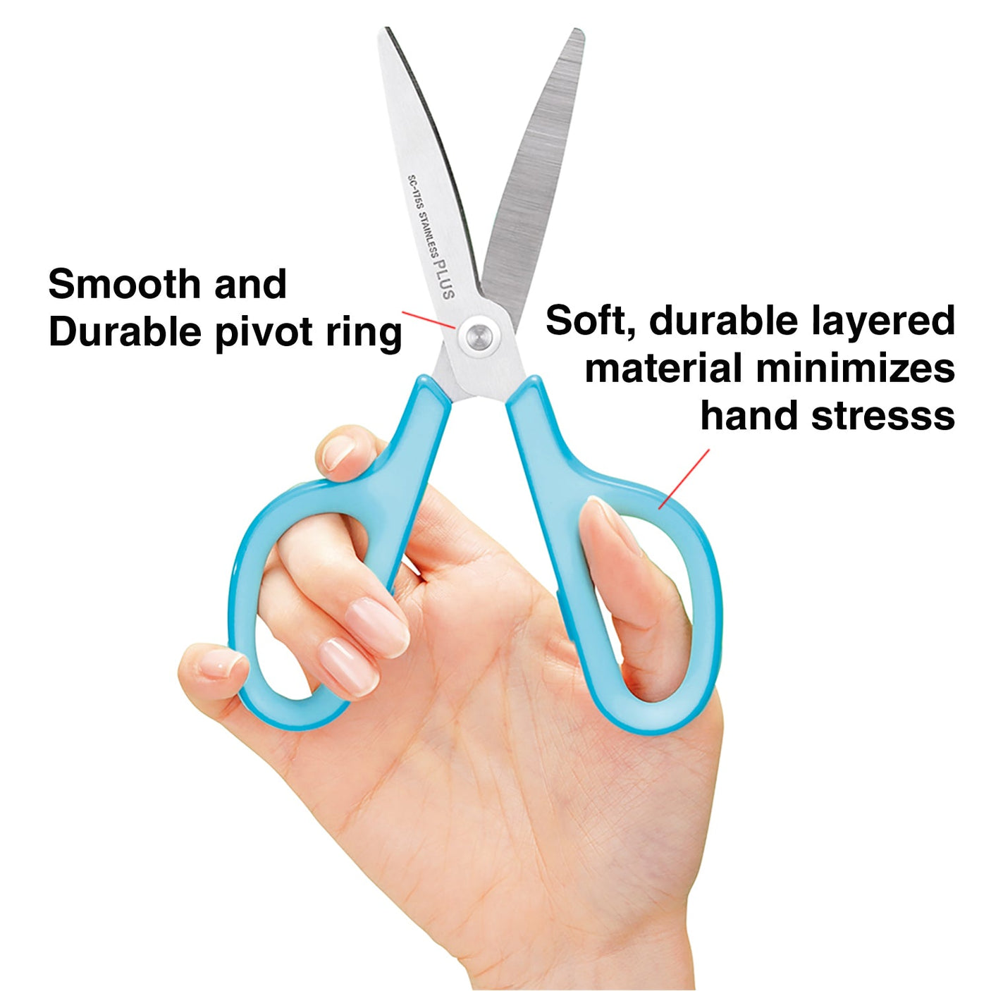 Plus Japan Fit Curve Scissor - SCOOBOO - 34-513 - SCISSORS