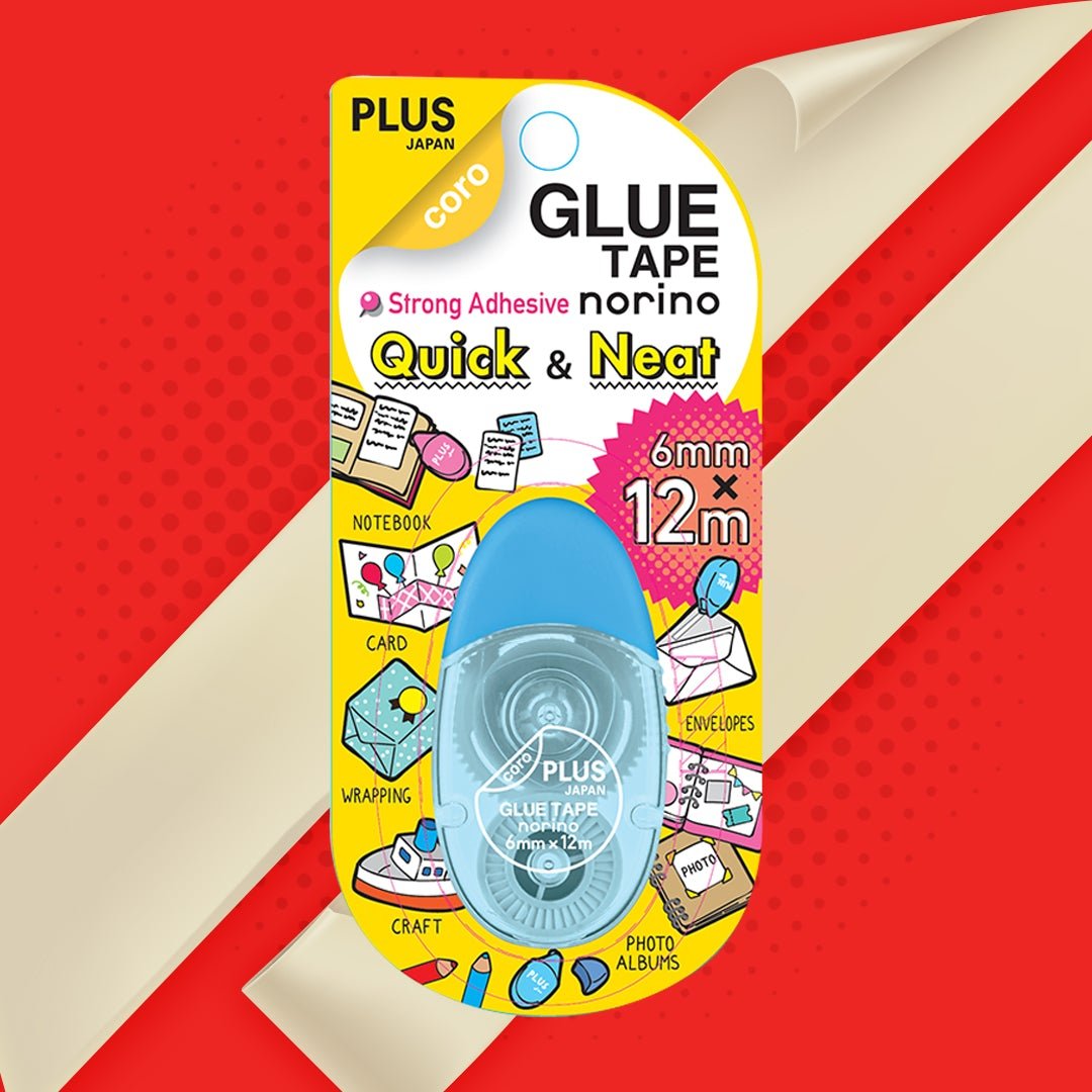 Plus Japan Glue Tape 12 METERS - SCOOBOO - PLUS JAPAN