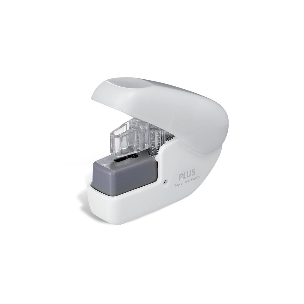 Plus Japan Staple-Free Stapler - SCOOBOO - SL106NB WH - Pinless Stapler