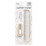 Plus Japan Team Demi Cutter+Ruler - SCOOBOO - Cutter