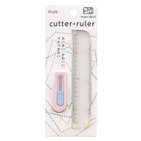 Plus Japan Team Demi Cutter+Ruler - SCOOBOO - Cutter