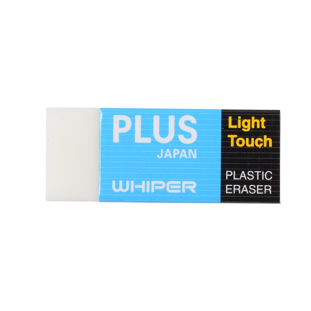 Plus Light Touch Plastic Eraser-Pack-Of-2 - SCOOBOO - ER-060PM - Eraser & Correction