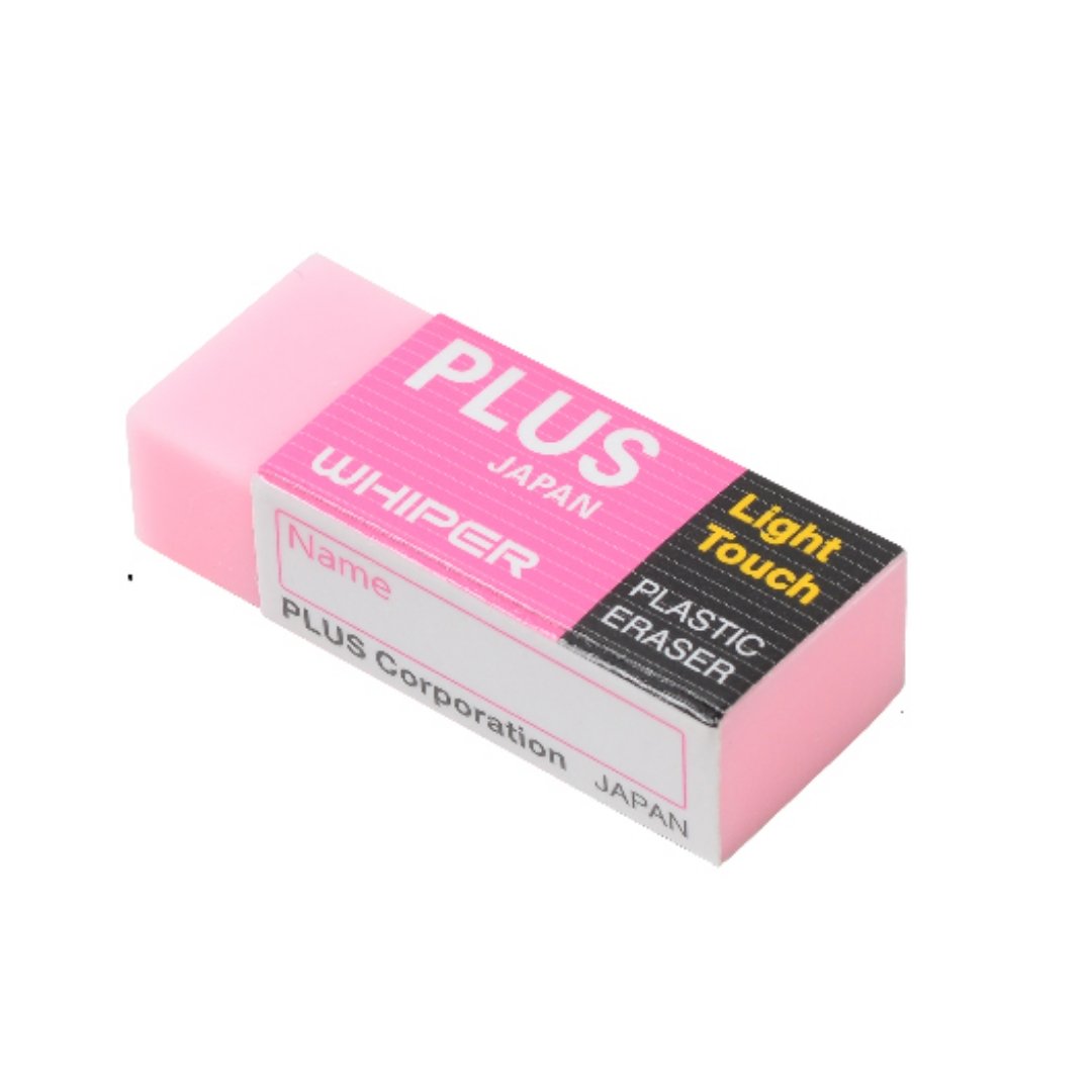 Plus Light Touch Plastic Eraser-Pack-Of-2 - SCOOBOO - ER-060PM - Eraser & Correction