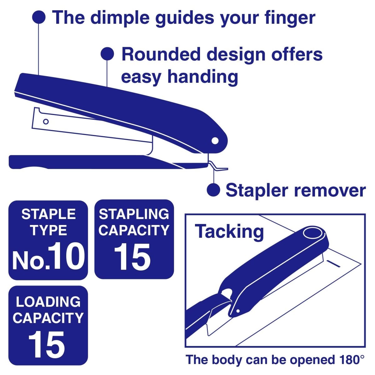 Plus Office Paper Stapler - SCOOBOO - ST-010EH - Stapler & Punches