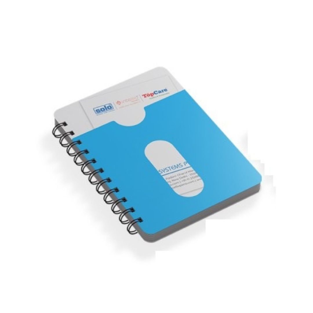 Solo Pocket Notebook with Visiting Card Holder (Pack Of 2) - SCOOBOO - NA756 - Ruled