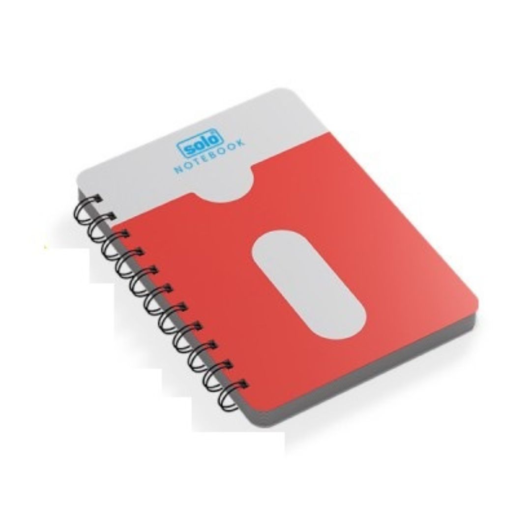 Solo Pocket Notebook with Visiting Card Holder (Pack Of 2) - SCOOBOO - NA756 - Ruled