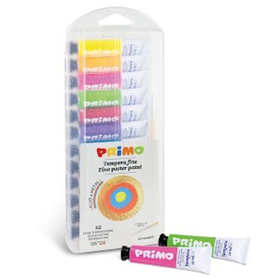 Primo Poster Colours Tubes - SCOOBOO - 22 poster paints - Poster paints