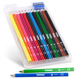 Primo Triangular Colour Pens - set of 12 - SCOOBOO - Coloured Pencils