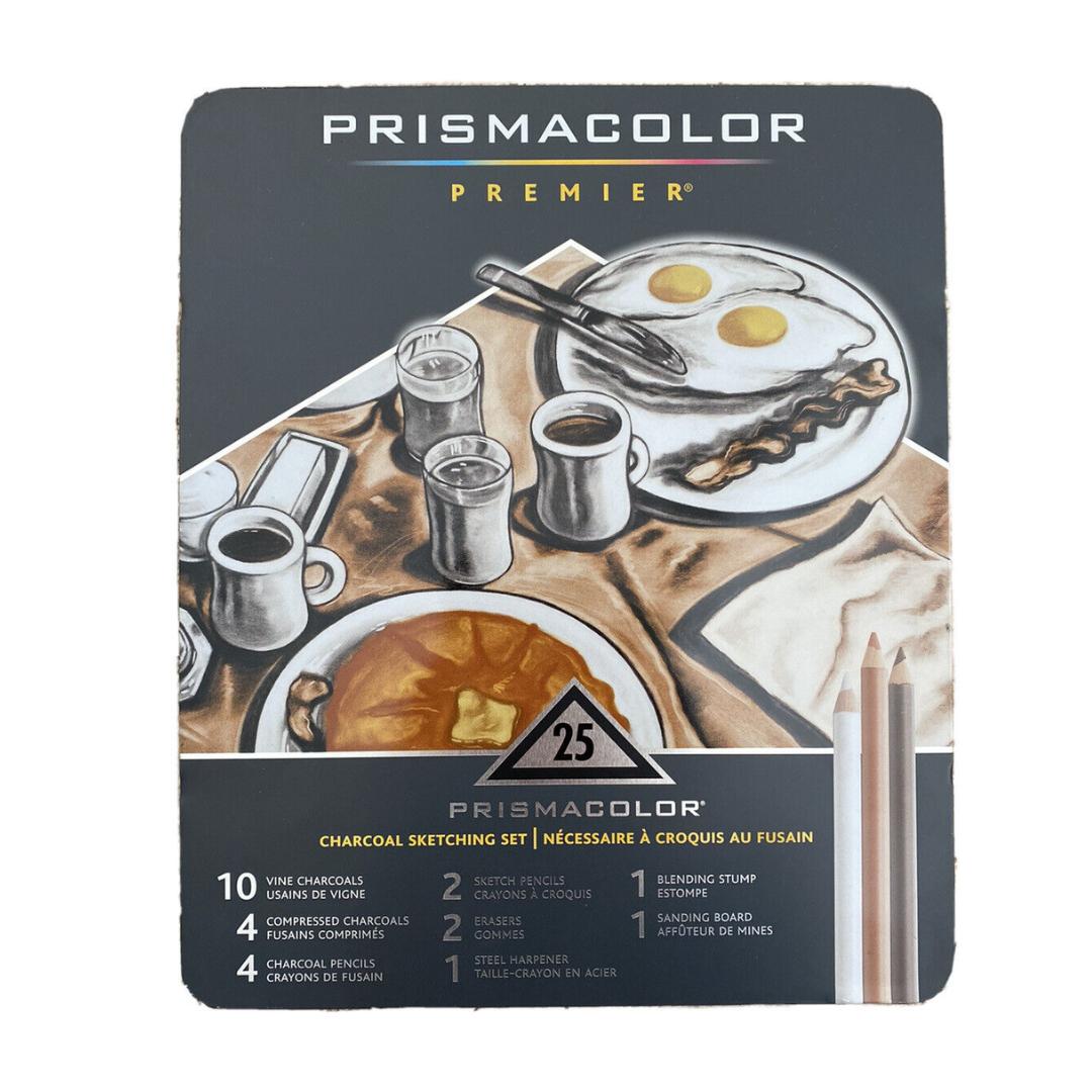 Prismacolor Premier Charcoal Set Pack Of 24 - SCOOBOO - SAN 24262 - Charcoal Pencil