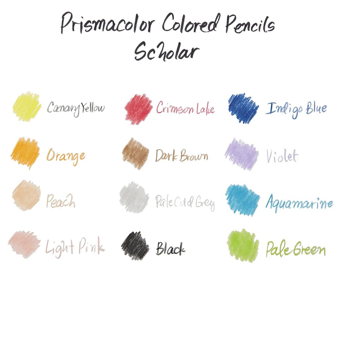 Prismacolor Scholar Coloured Pencils Pack Of 48 - SCOOBOO - SAN 92807 - Coloured Pencils