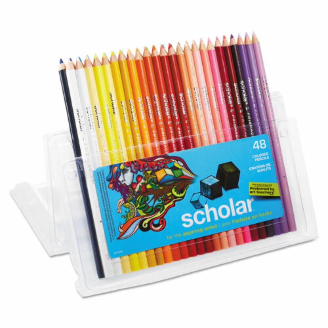 Prismacolor Scholar Coloured Pencils Pack Of 48 - SCOOBOO - SAN 92807 - Coloured Pencils