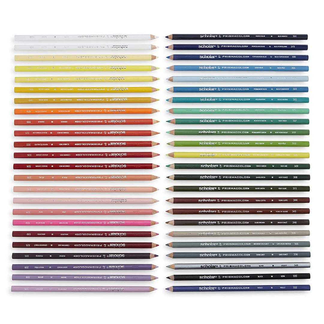 Prismacolor Scholar Coloured Pencils Pack Of 48 - SCOOBOO - SAN 92807 - Coloured Pencils