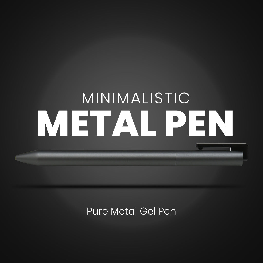 Pure Metal 0.5mm Gel Pen - SCOOBOO - Pure-Metal - Gel Pens