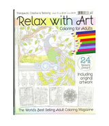 Relax with Art Coloring for Adults - SCOOBOO - Colouring book