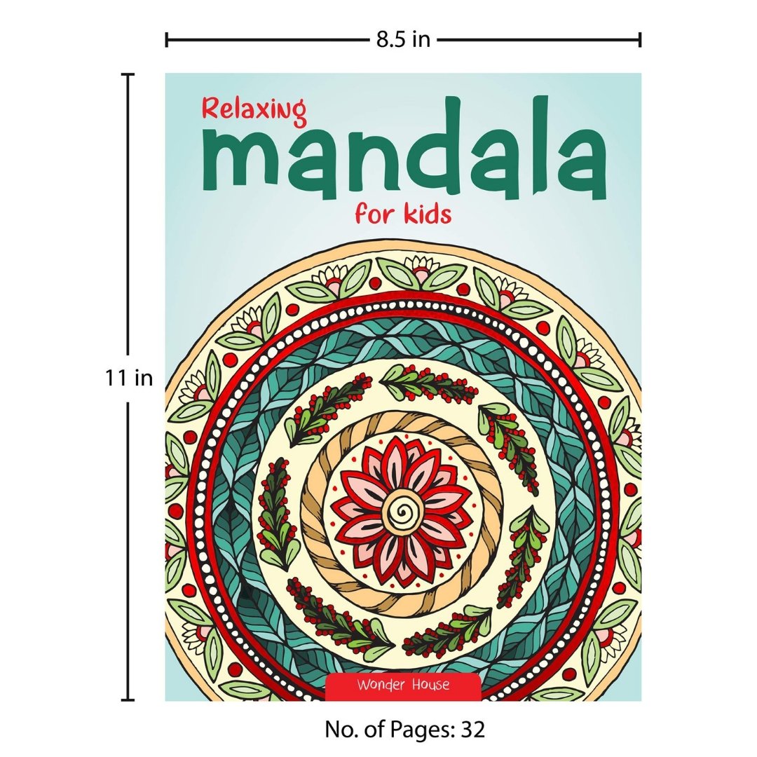 Relaxing Mandala For Kids Paperback - SCOOBOO - -