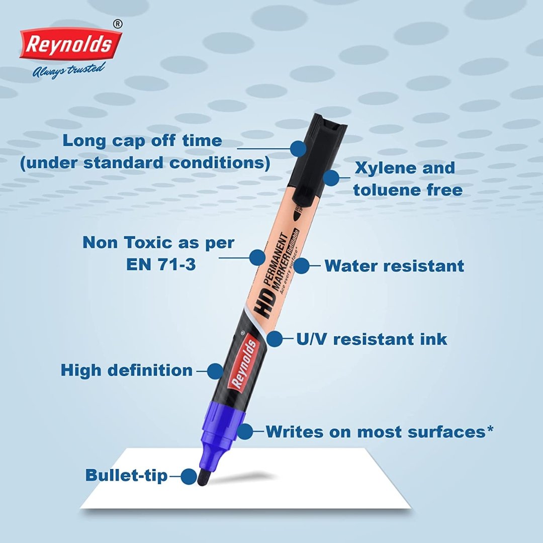 Reynolds HD Permanent Marker - SCOOBOO - White-Board & Permanent Markers