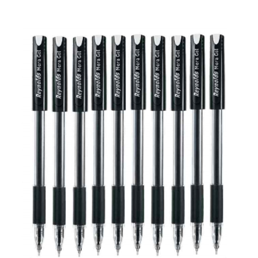 Reynolds Mera Gel Pens 0.5mm-Pack Of 10 - SCOOBOO - 2078139 - Gel Pens
