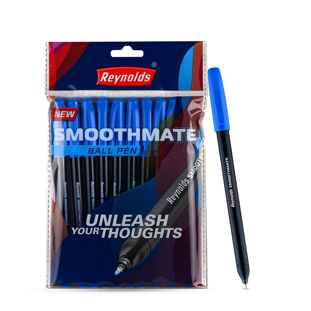 Reynolds Smoothmate Ball Pens Pack Of 10 - SCOOBOO - 2155574 - Ball Pen