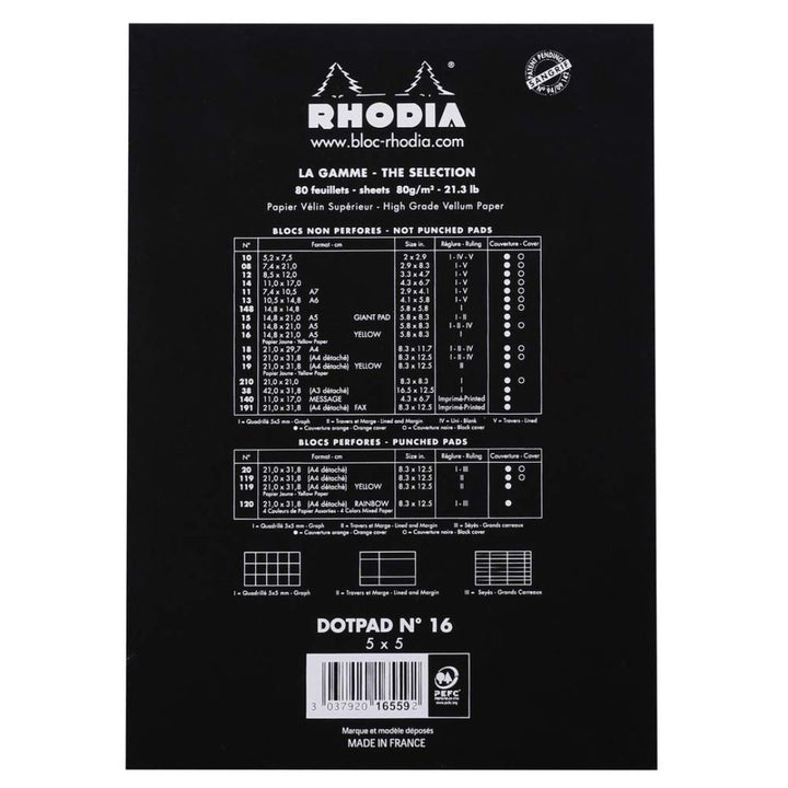 Rhodia Dotpad A5 - SCOOBOO - 16559C - Notepads