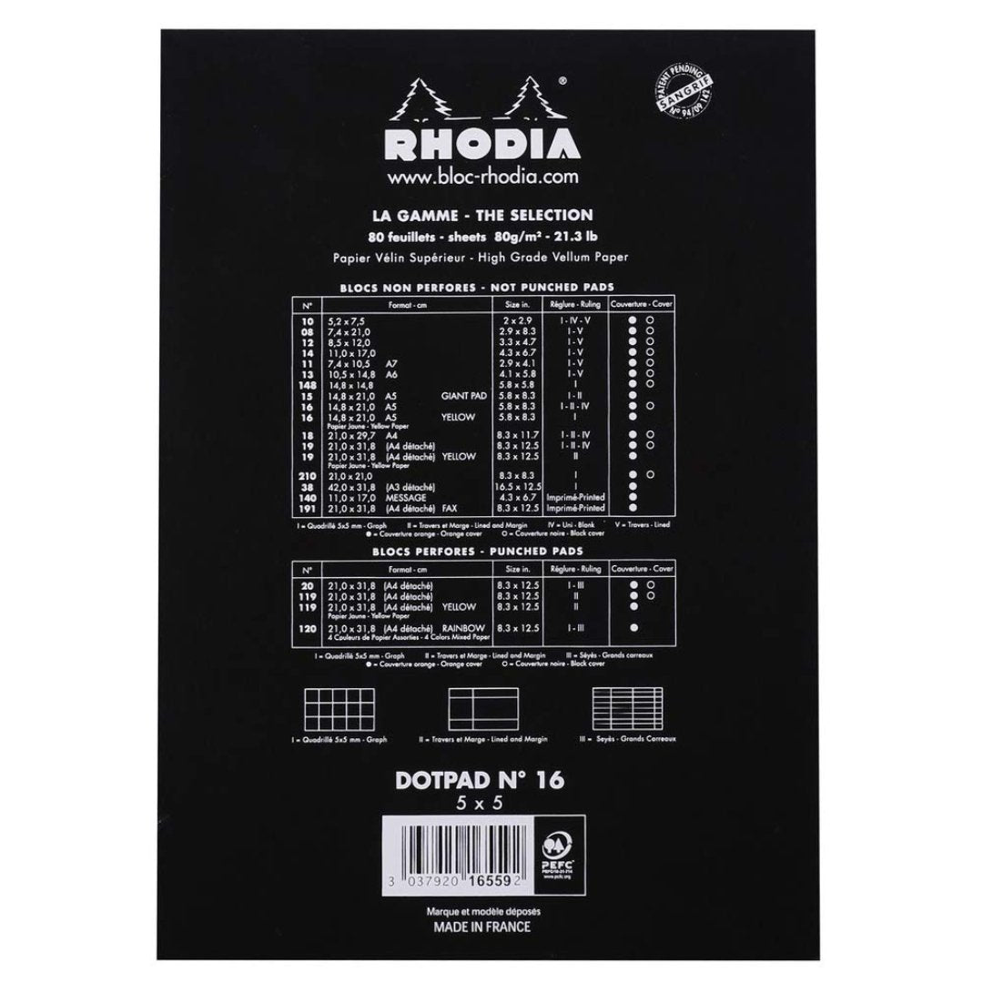 Rhodia Dotpad A5 - SCOOBOO - 16559C - Notepads