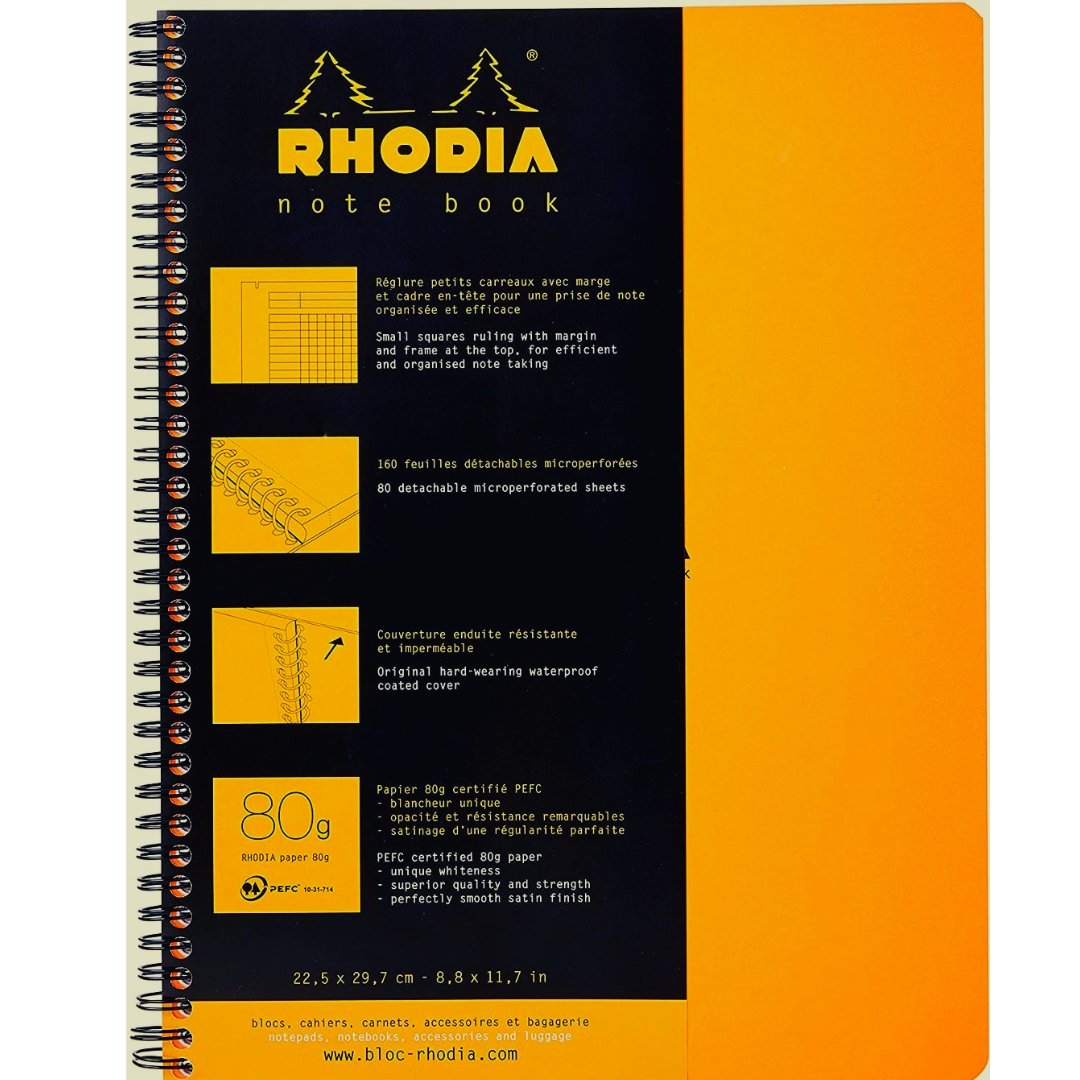 Rhodia Ruled Notebook-A4 - SCOOBOO - 193108C - Ruled