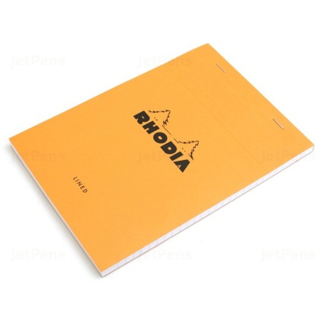 Rhodia Yellow Lined Stapler Pad A4 - SCOOBOO - 19660C - Notepads