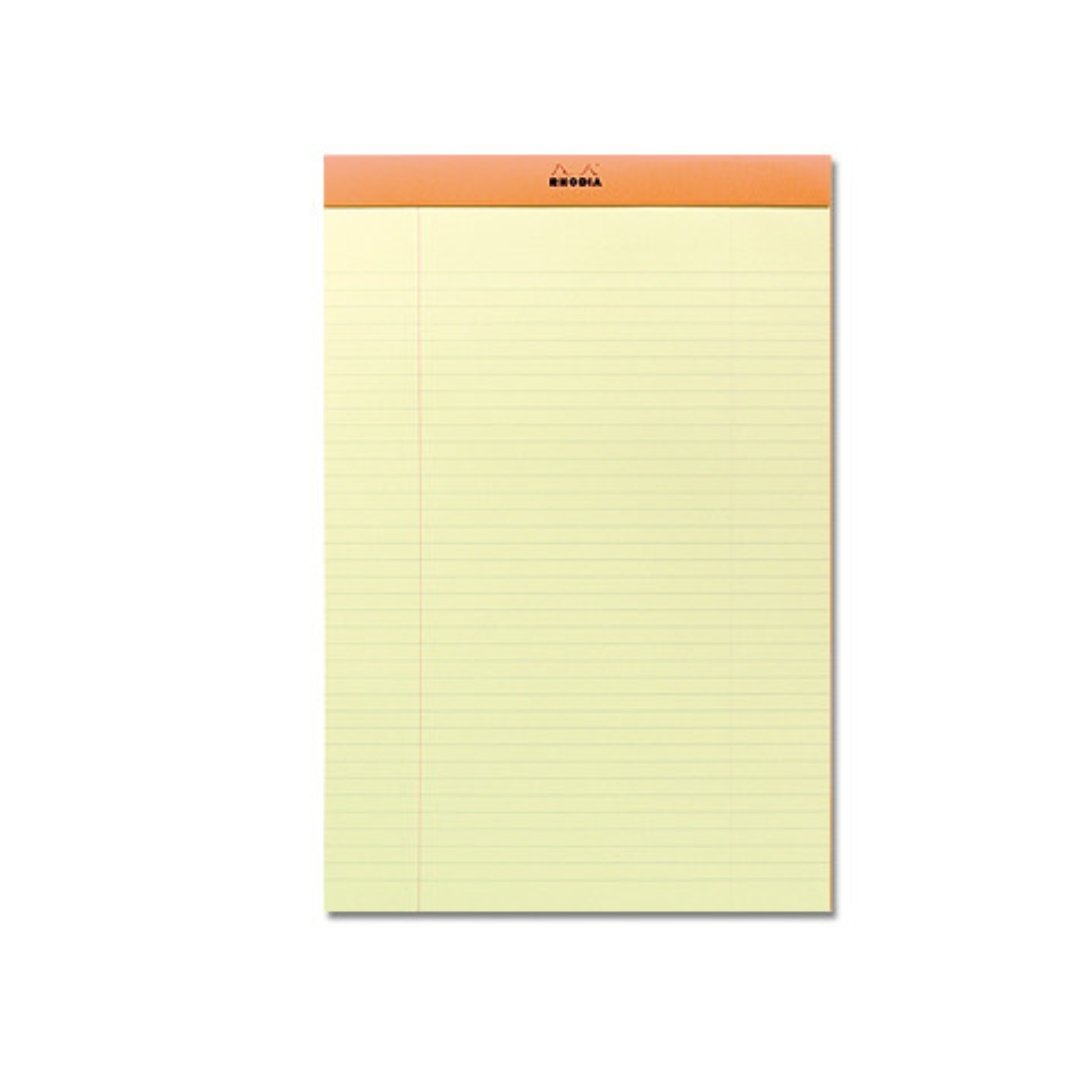 Rhodia Yellow Lined Stapler Pad A4 - SCOOBOO - 19660C - Notepads