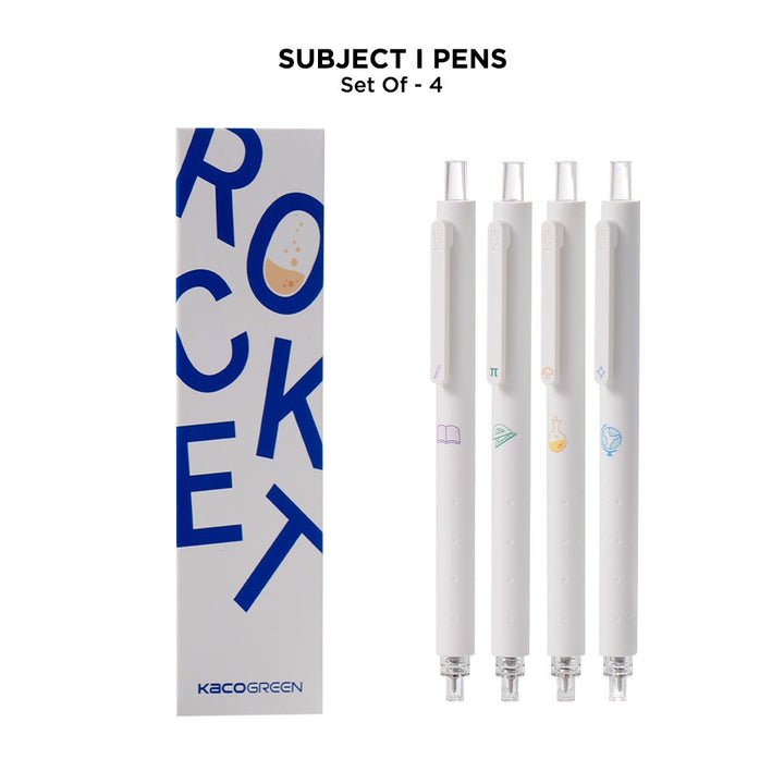 Rocket Gel Pen Set 0.5mm - SCOOBOO - JD00010018 - Gel Pens