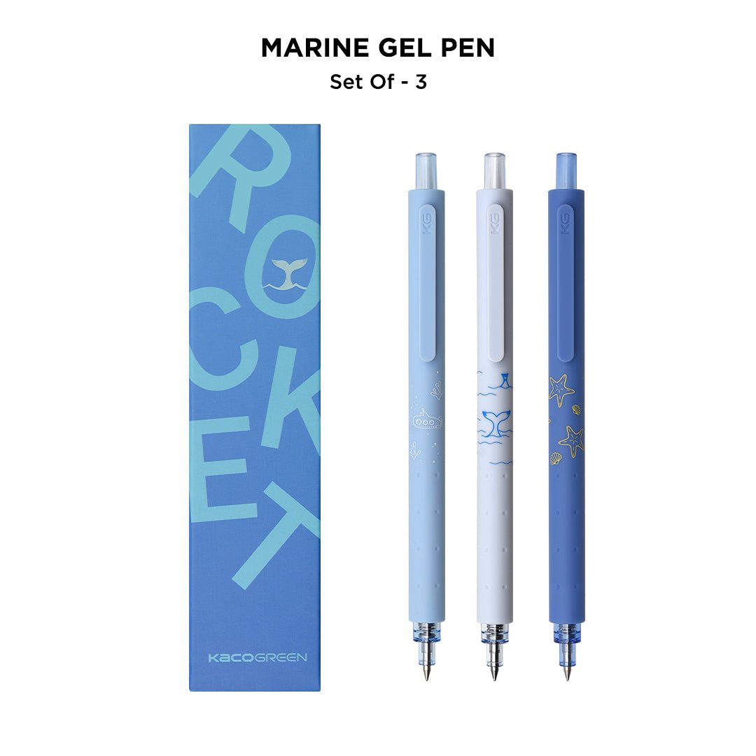 Rocket Gel Pen Set 0.5mm - SCOOBOO - JD00010013 - Gel Pens