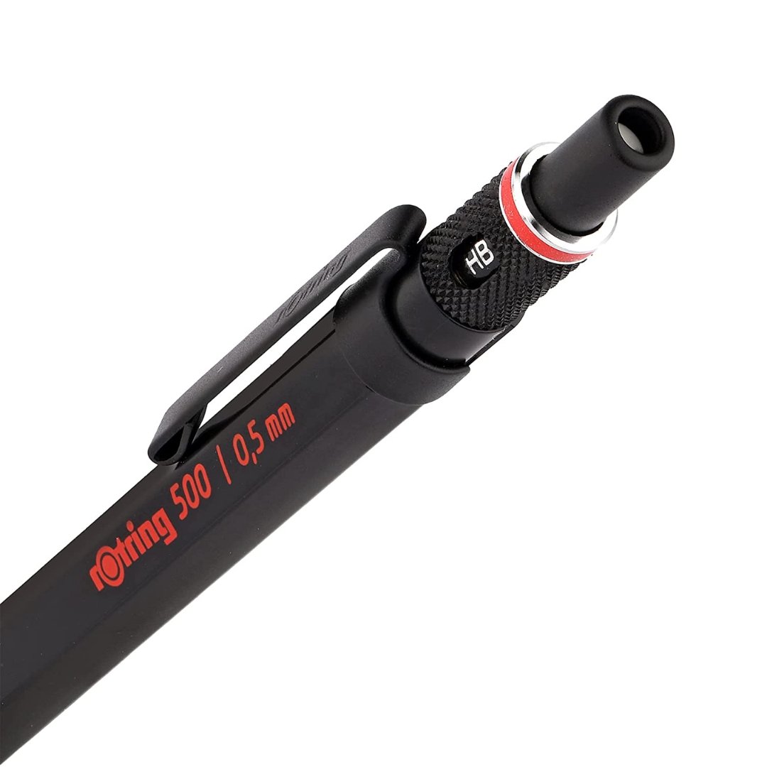 Rotring 500 Black 0.5mm Mechanical Pencil-SCOOBOO – SCOOBOO