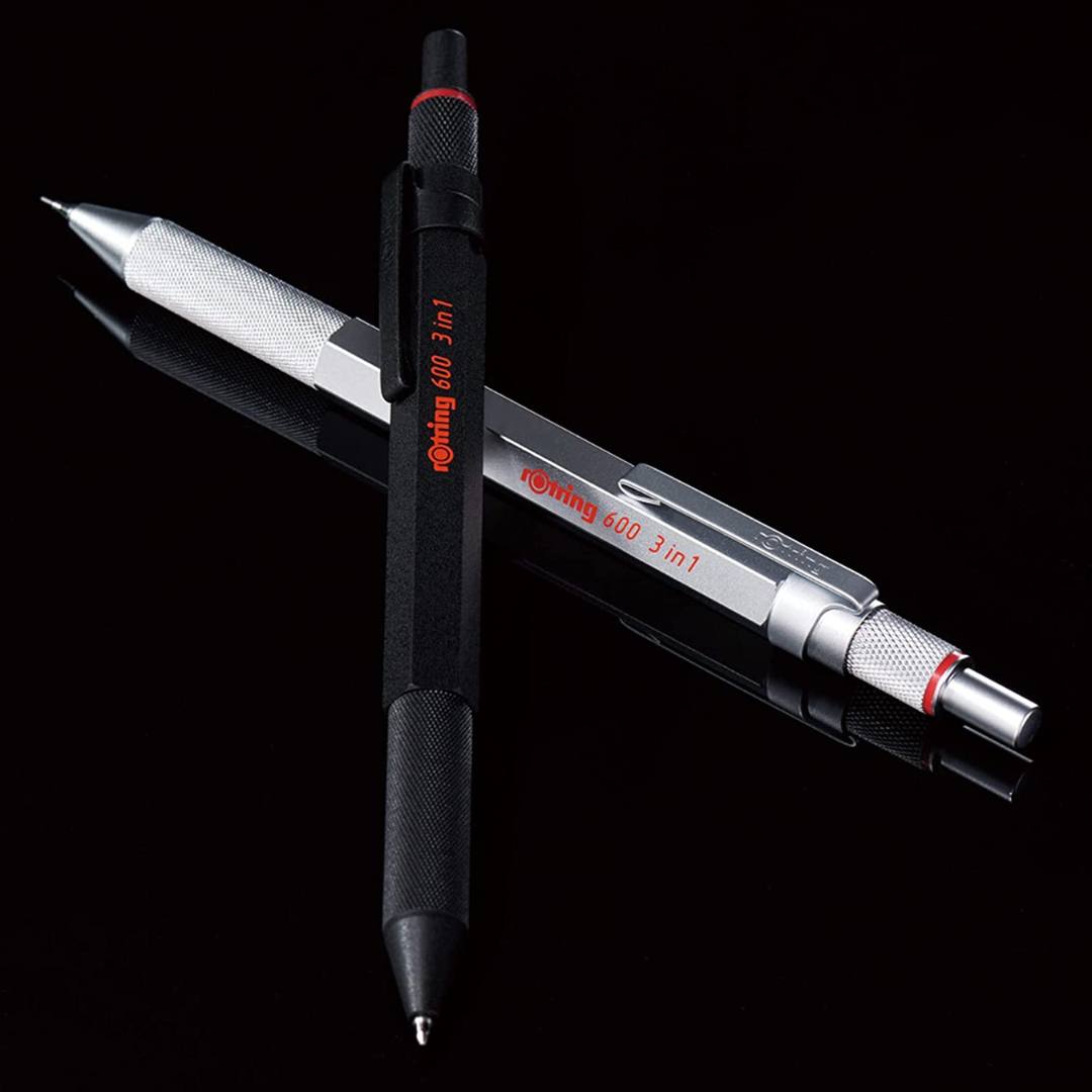 Rotring 600 3 in 1 Multicolor Pen & Mechanical Pencil - SCOOBOO - 2164109 - Ball Pen