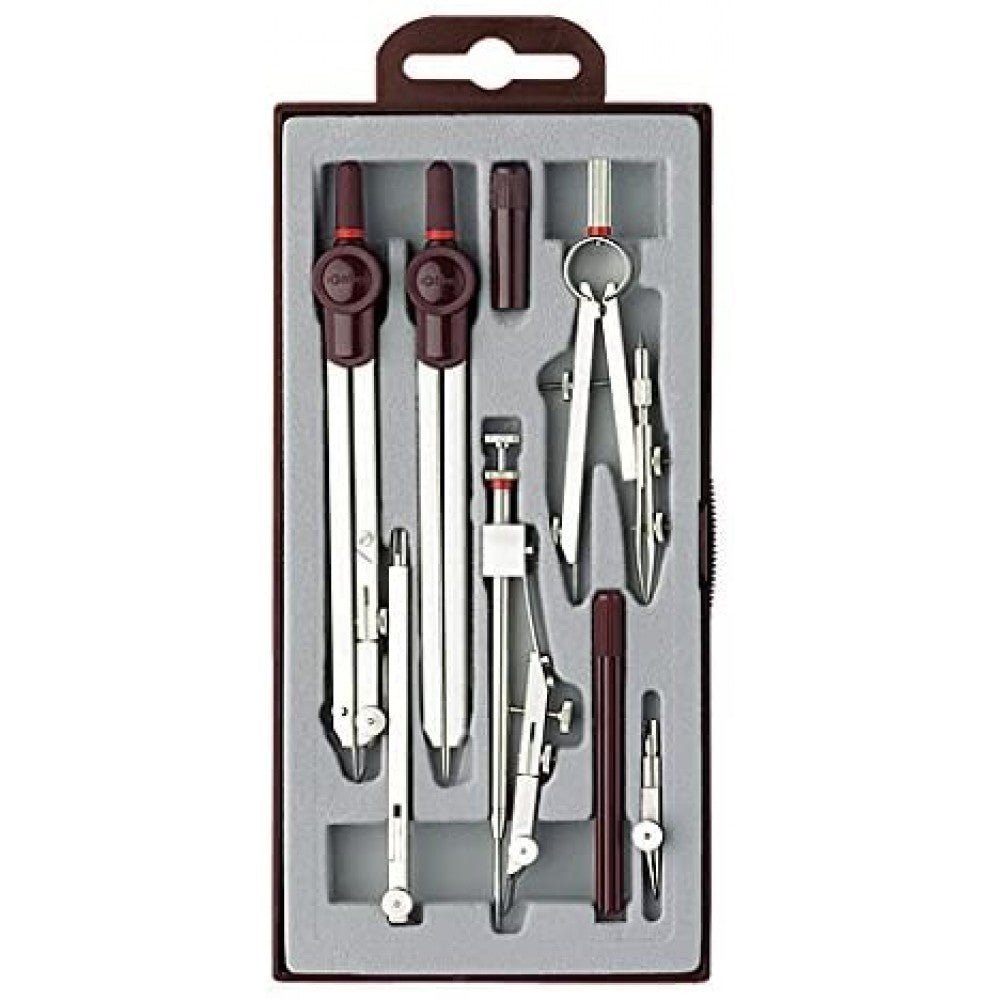 Rotring Centro Universal 8 pieces Compass Set - SCOOBOO - S0233410 - Rulers & Measuring Tools