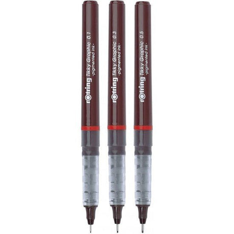 Rotring Graphic 3-Piece Fineliner Pen Set - SCOOBOO - 1904780 - Fineliner