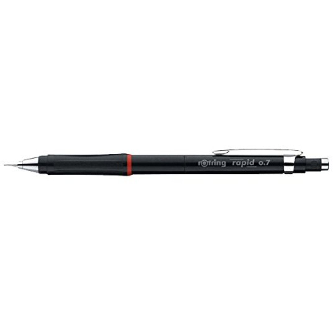 Lotto 10 Matite Meccaniche ROtring Rapid 0,7mm Con Gommino E Ricarica – Made In France!