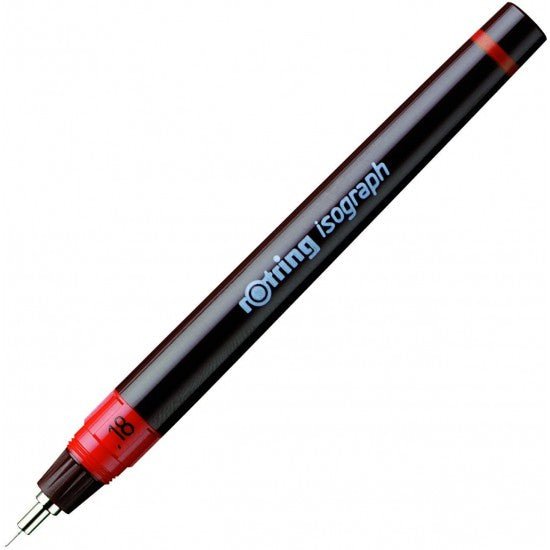Rotring Technical Drawing Pen Isograph 0.18mm - SCOOBOO - 1903396 - Fineliner