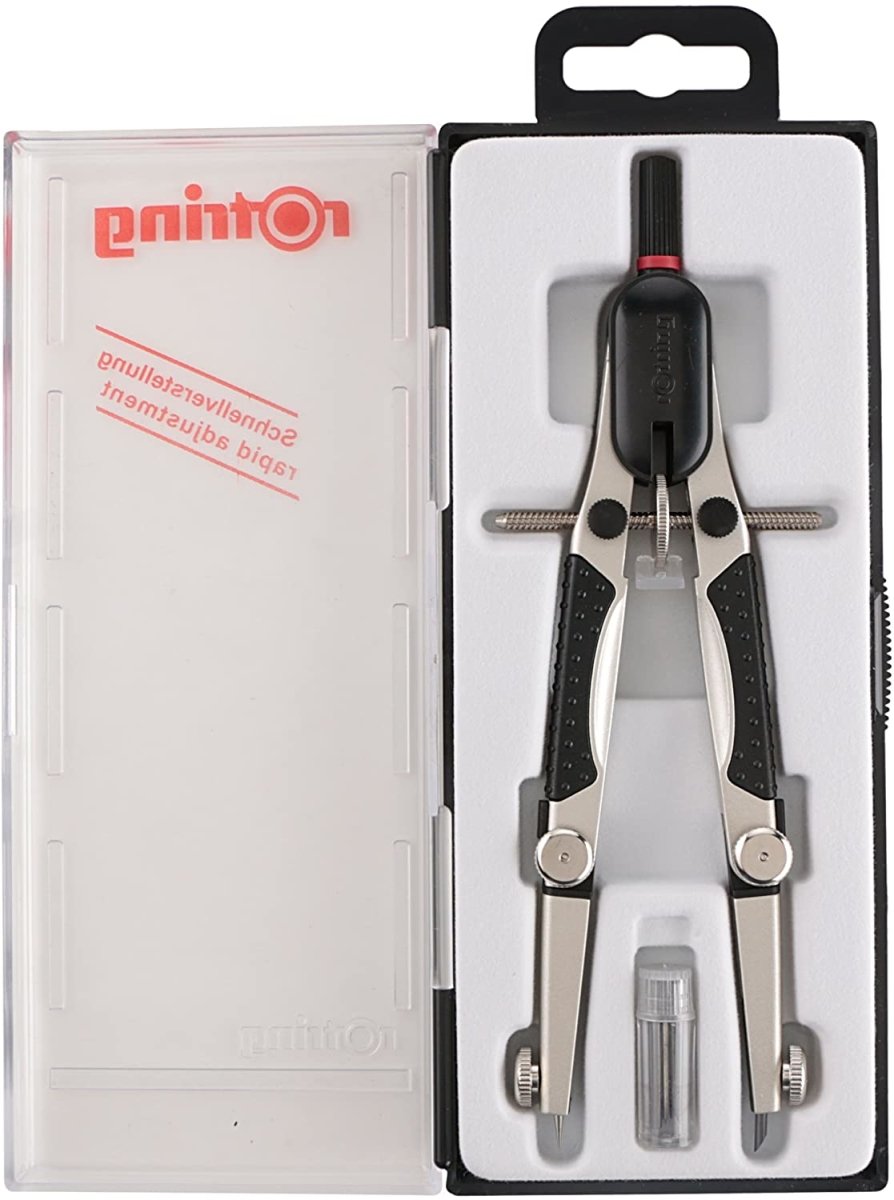 Rotring Compass Set Universal Compact Rapid Adjustment For Technical ...
