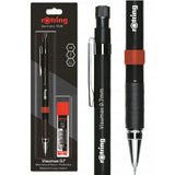 Rotring Visumax Mechanical Pencil 0.7 mm Black with 24 HB Leads Blister Pack - SCOOBOO - 2102716 Black - Mechanical pencil