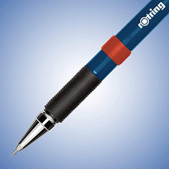 Rotring Visumax Mechanical Pencil 0.7 mm Blue with 24 HB Leads Blister Pack - SCOOBOO - 2102716 Blue - Mechanical pencil