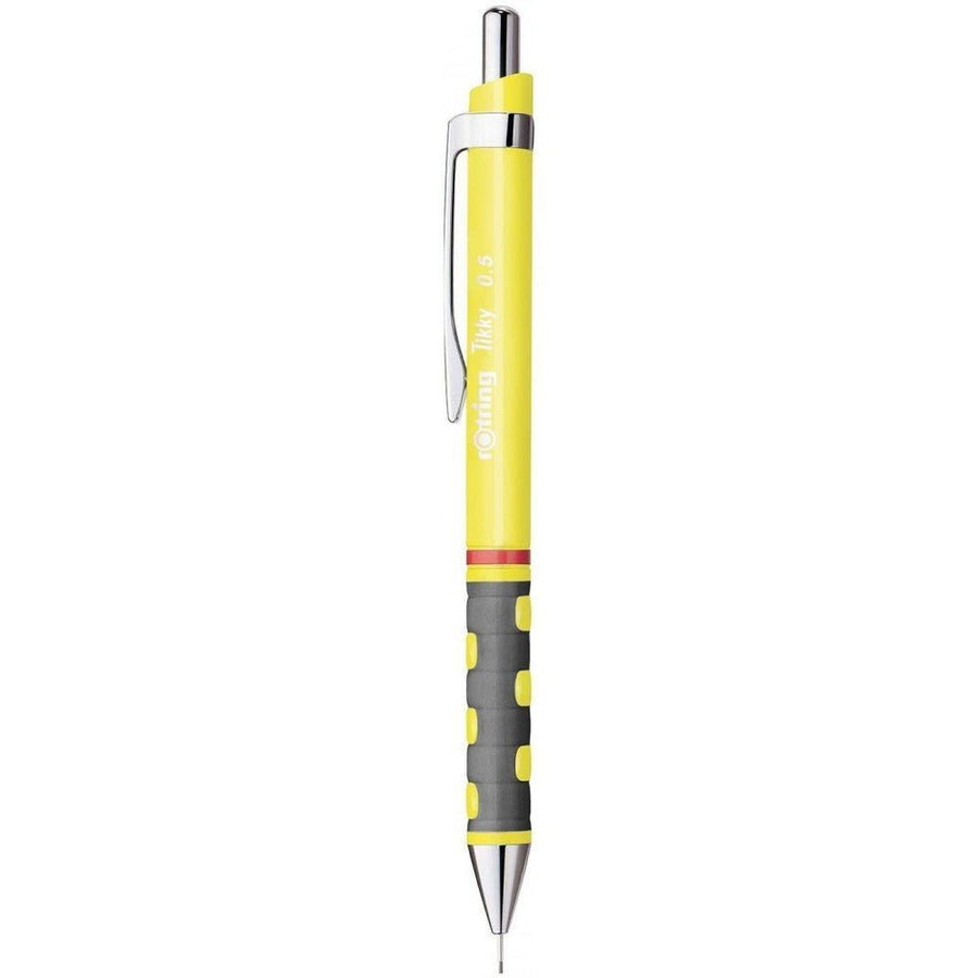 Rotring Yellow Mechanical Tikky Pencil 0.5mm with Metal Cap - SCOOBOO - 2025546 - Mechanical Pencil