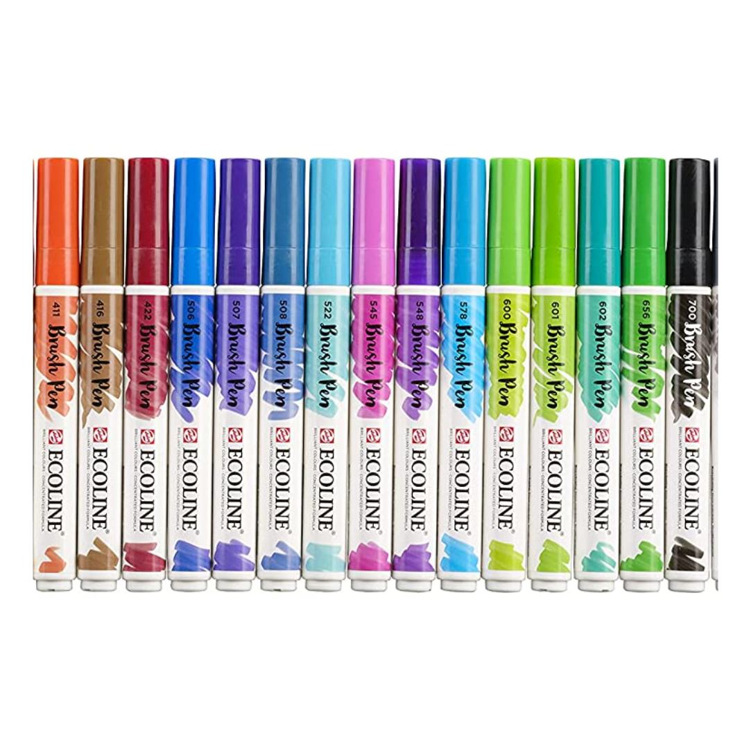 Royal Talens Ecoline Watercolor Brush Pens - SCOOBOO - 11509004 - Brush Pens