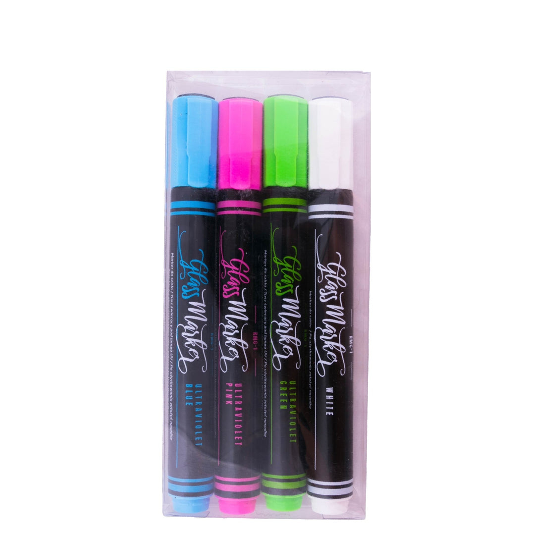 RYSTOR GLASS MARKER (PACK OF 4 PCS) - SCOOBOO - Glass Paints & Markers