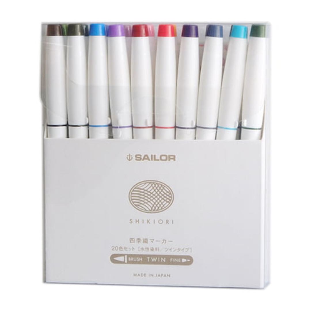 Sailor Shikiori Twin Brush Pens Four Seasons - SCOOBOO - 25-5400-000 - Brush Pens