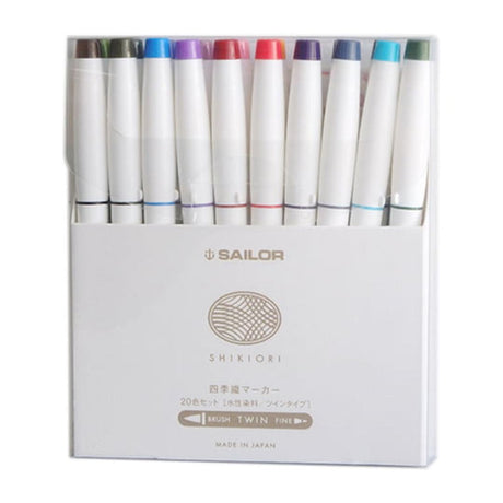 Sailor Shikiori Twin Brush Pens Four Seasons - SCOOBOO - 25-5400-000 - Brush Pens