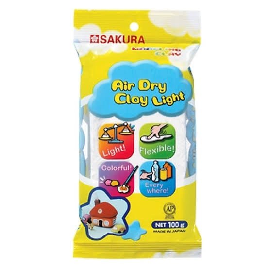 Sakura Air Dry Non-Toxic Paper Clay - SCOOBOO - XKZ11A - Clay