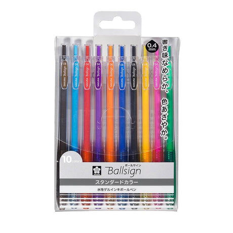 Sakura Ball Sign Knock Color Set - SCOOBOO - GBR154-10 - Ball Pen