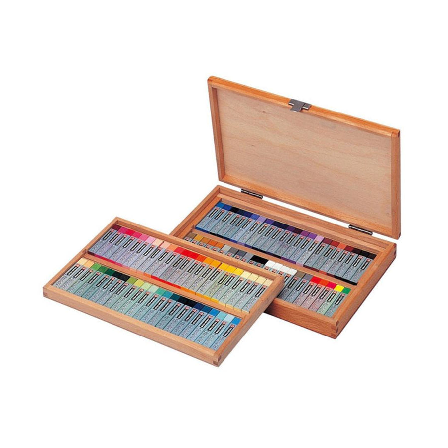 Sakura Craypas Specialist Oil Pastels, Set Of 88 Assorted Colors In A Wooden BoX - SCOOBOO - ESP-88 - Oil Pastels