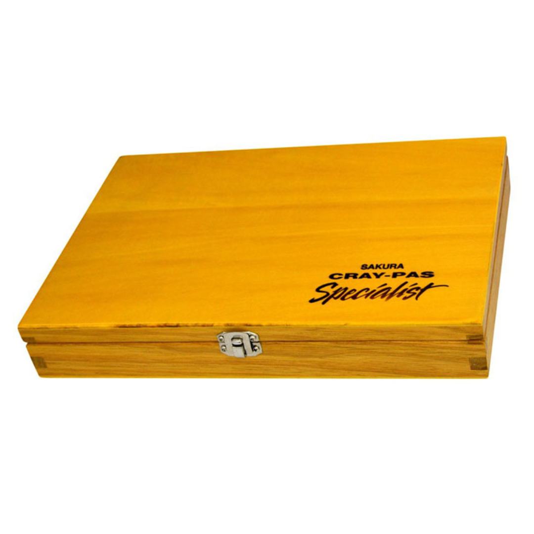 Sakura Craypas Specialist Oil Pastels, Set Of 88 Assorted Colors In A Wooden BoX - SCOOBOO - ESP-88 - Oil Pastels