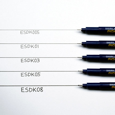 Sakura Crepas Water-Based Marker Pigma Set - SCOOBOO - ESDK-5A - Fineliner